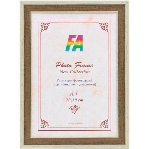 Фоторамка Формат-А пластиковая "Кантри" ольха 21x30