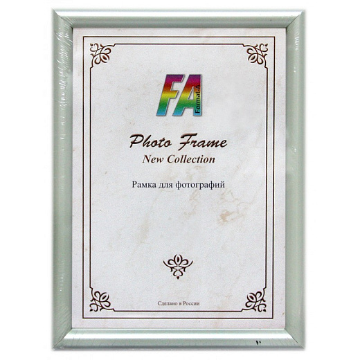 Фоторамка Формат-А пластиковая "Радуга" жемчуг 21x30